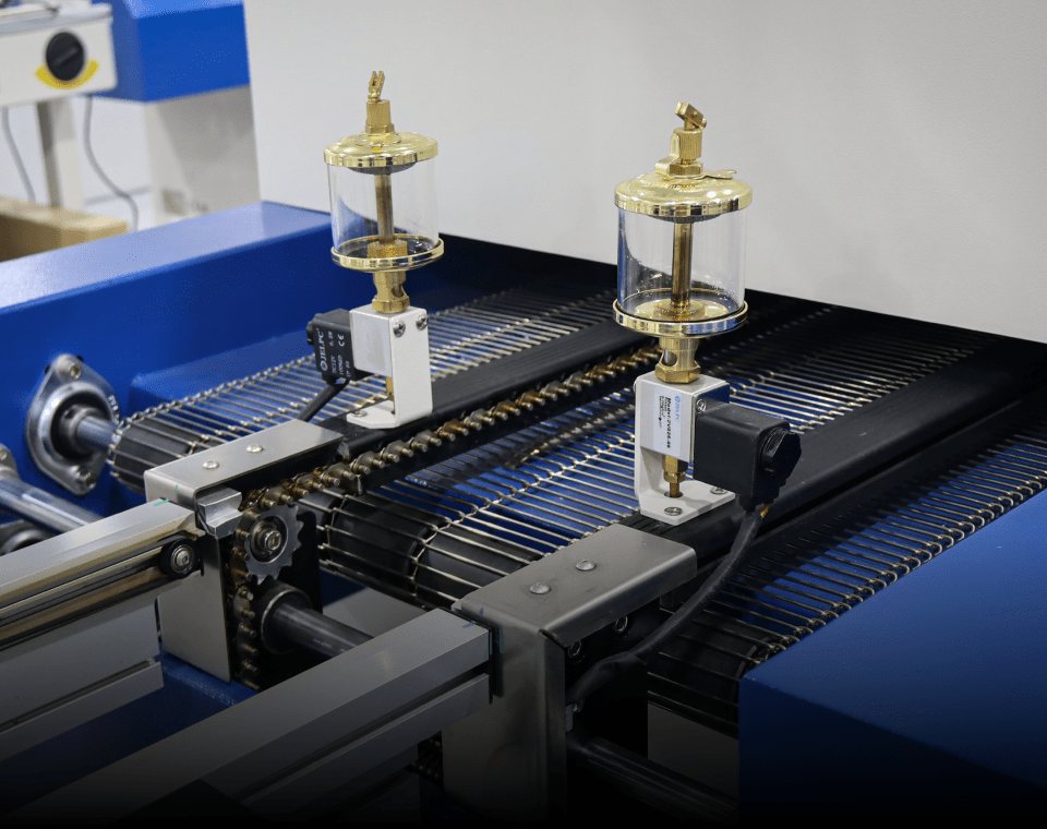 Sistema de lubrificação automatizada em equipamento industrial